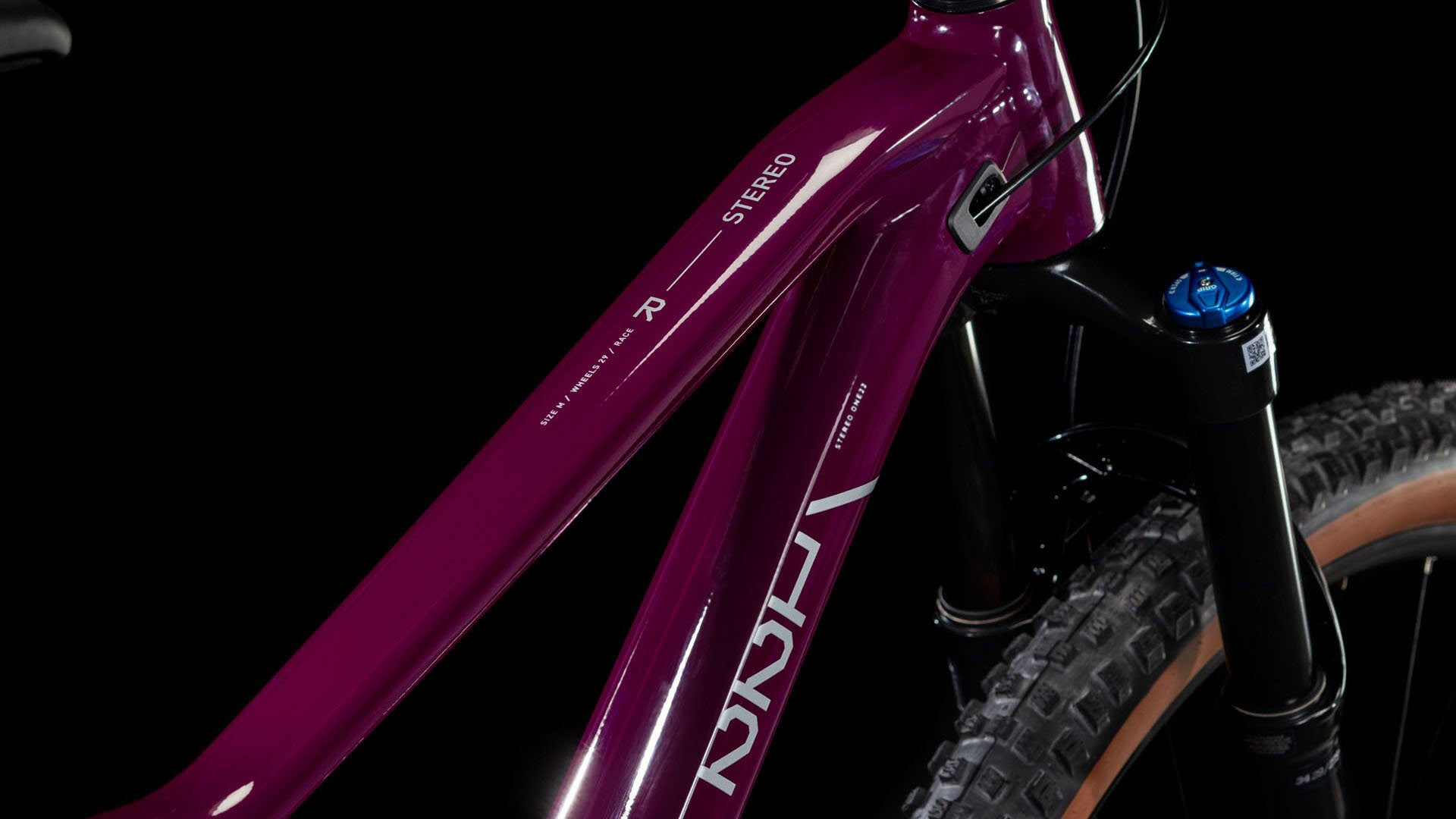 BICIKL CUBE STEREO ONE22 RACE WINE´N´GREY 2026 - Image 6